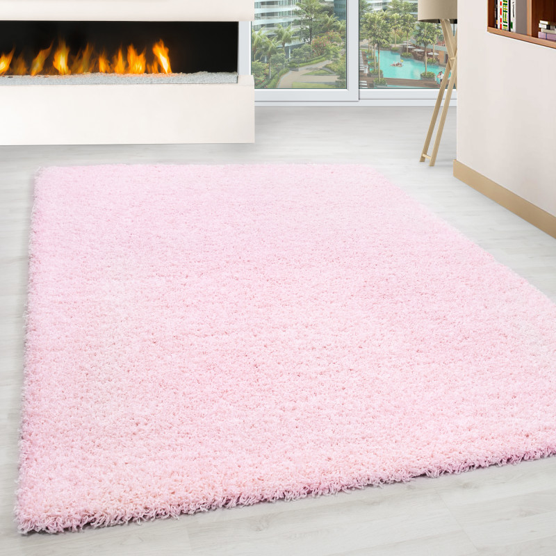 Chlupatý koberec Life Shaggy 1500 pink